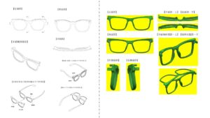 JINSとZoff意匠無効訴訟の対比図1